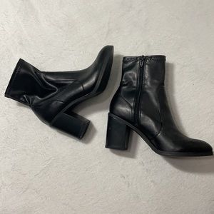 Black Heeled Ankle Booties